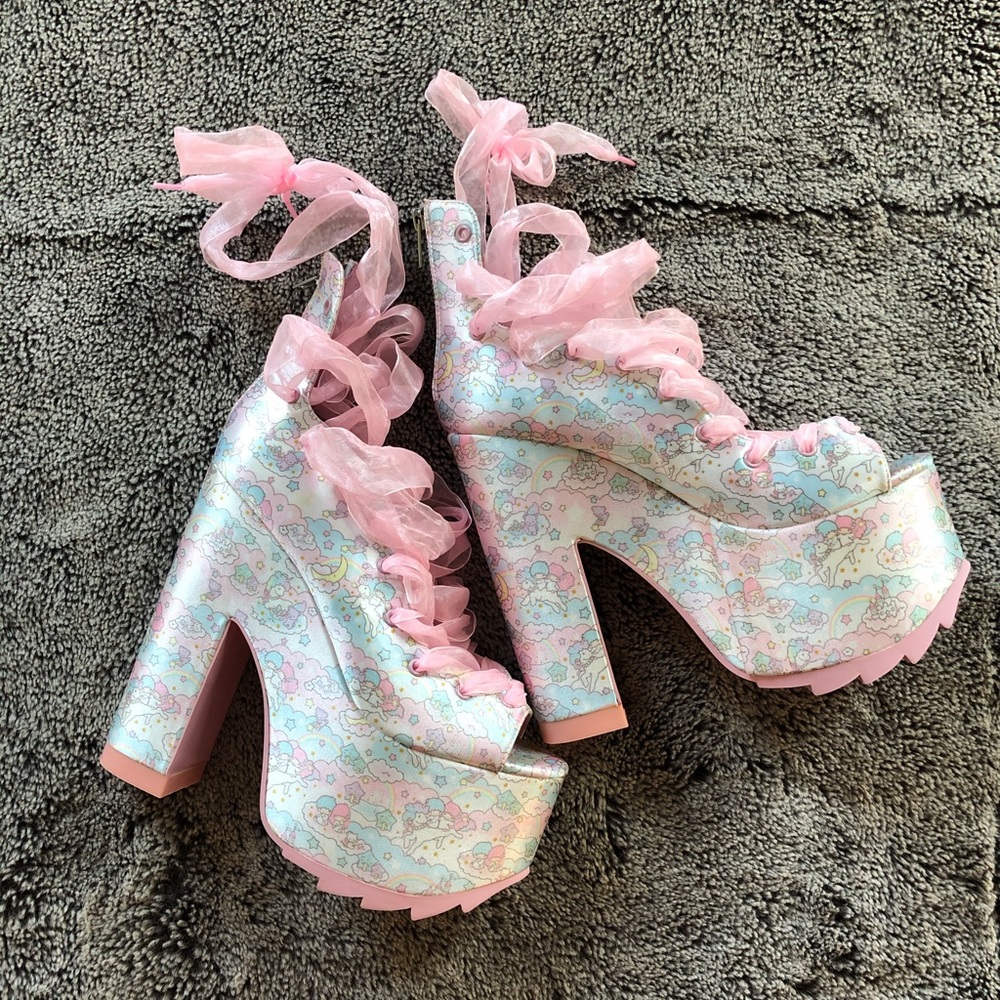 YRU x Sanrio Little Twin Stars Ballet Bae Heels